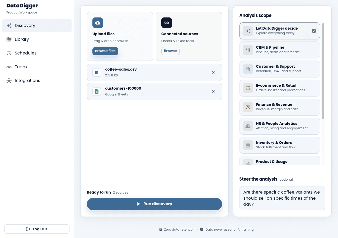 Multiple Data Sources